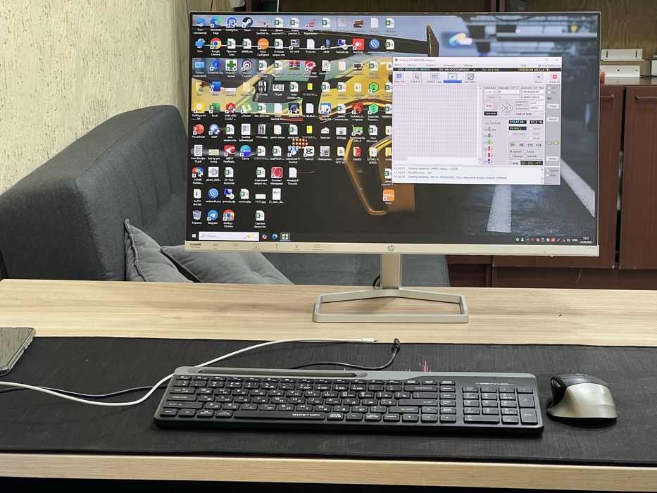 HP 24 white/silver sli/1ms/Corei5/16GB/GTX1660S-6GB-DDR6/SSD 128GB+1TB