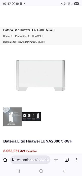 Berrie huawei luna 2000 5kw