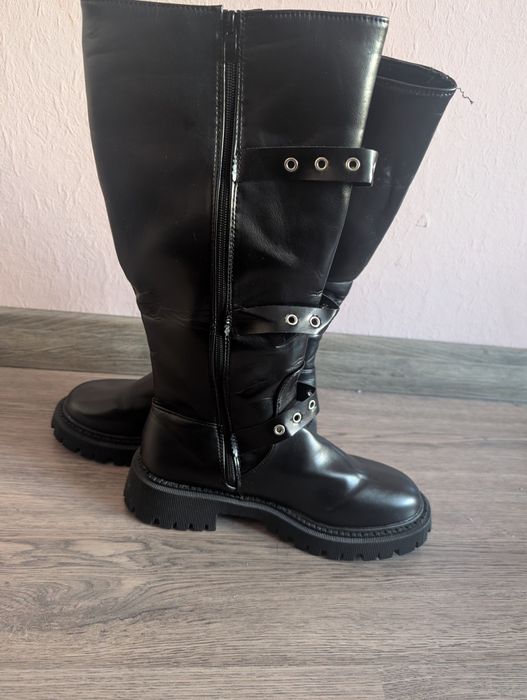 Дамски ботуши от еко кожа