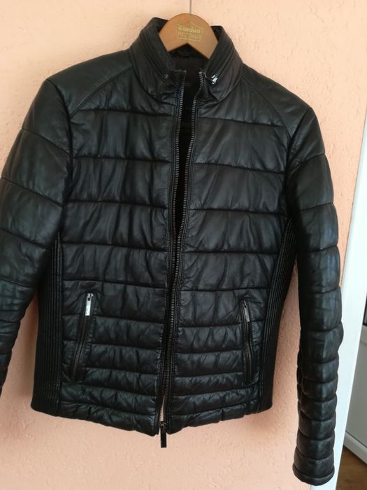 Geaca piele bărbați Zara Man M