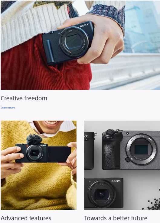 Camera Vlogging Sony ZV-1 II ZV-1M2 4K Obiectiv 18-50mm vlog CA NOU