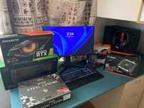 Геймърски компютър /3060ti 8GB/ Ryzen 5 3600/ 16GB RAM/Windows 11