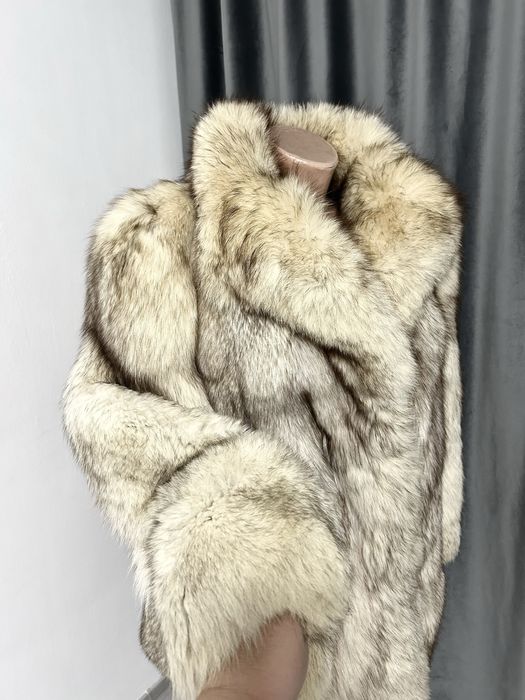 Blană naturală de vulpe polară