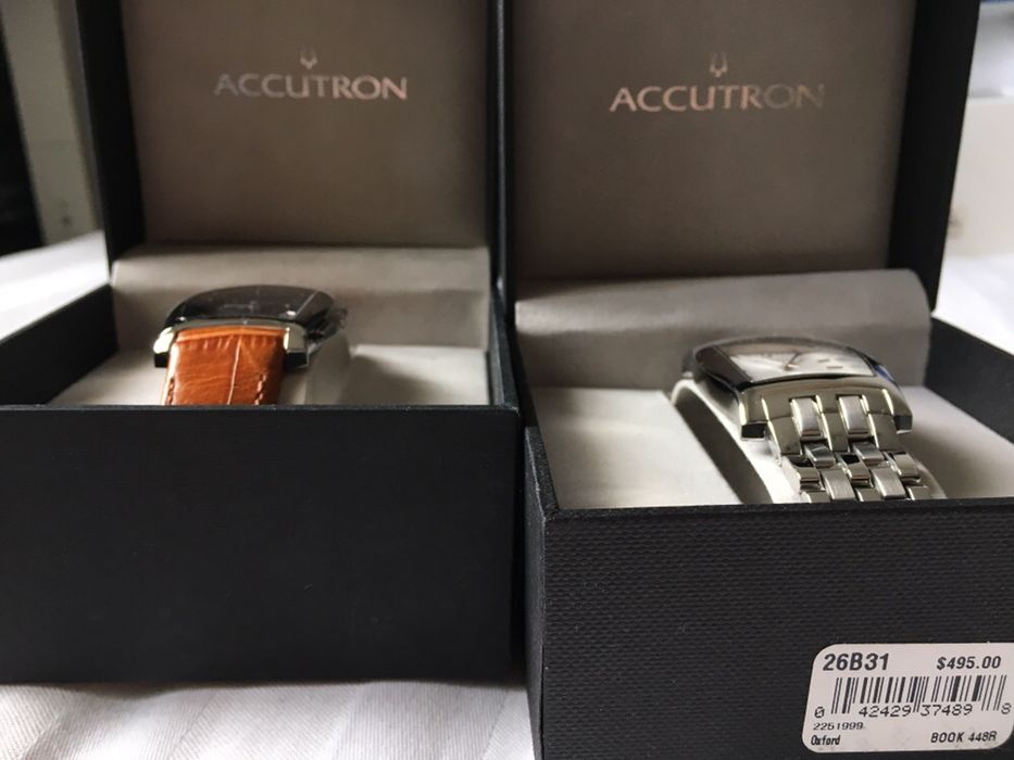 Ceas unisex Accutron (Bulova produs in Elveția), quartz, NOU!!!