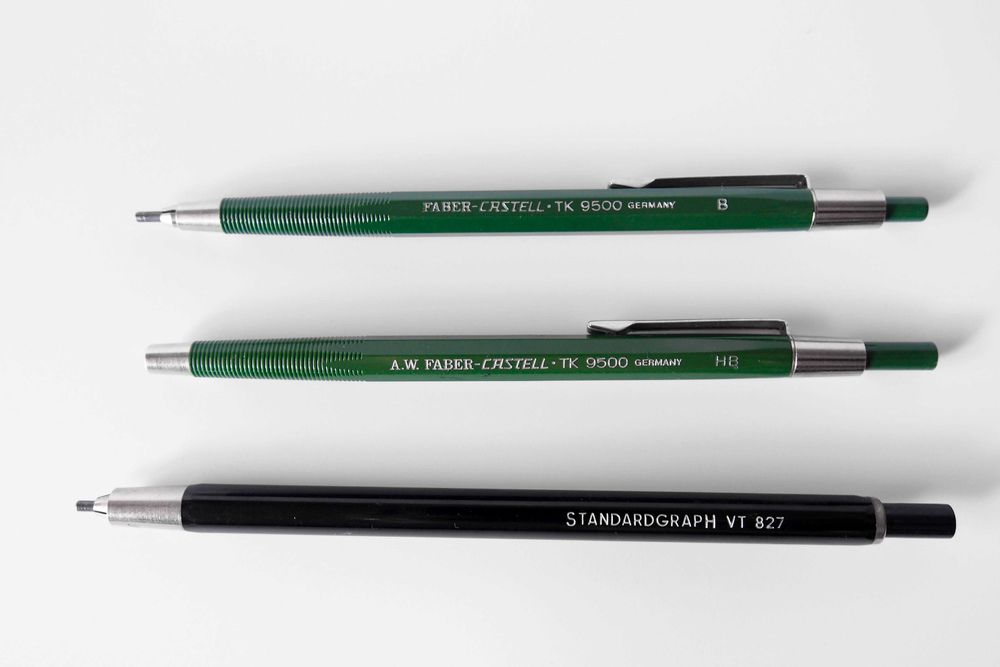 Creioane mecanice STANDARDGRAPH, A.W. FABER-CASTELL vintage