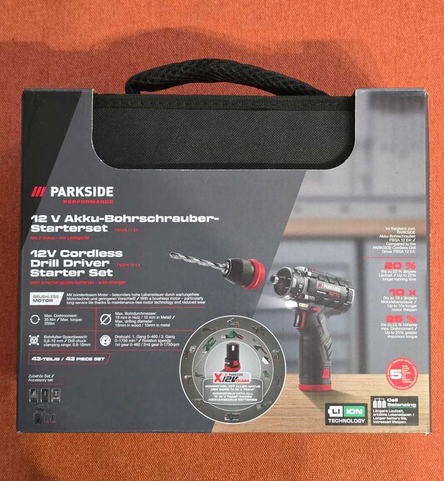 Scule Parkside Performance (impact roti de 1898Nm, acumulatori 8ah)