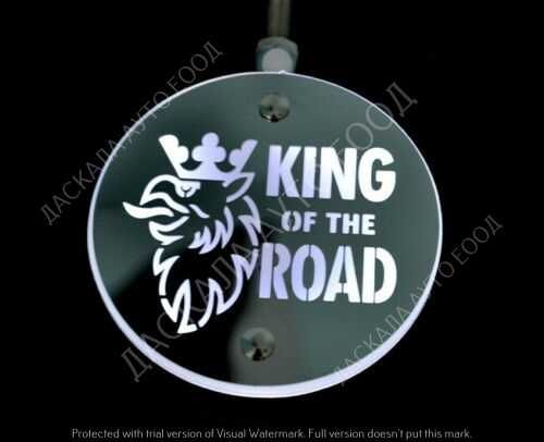 LED ЛЕД Габарити за огледало King of the Road, ОБЕЦИ ,Бяло-Червено 24V