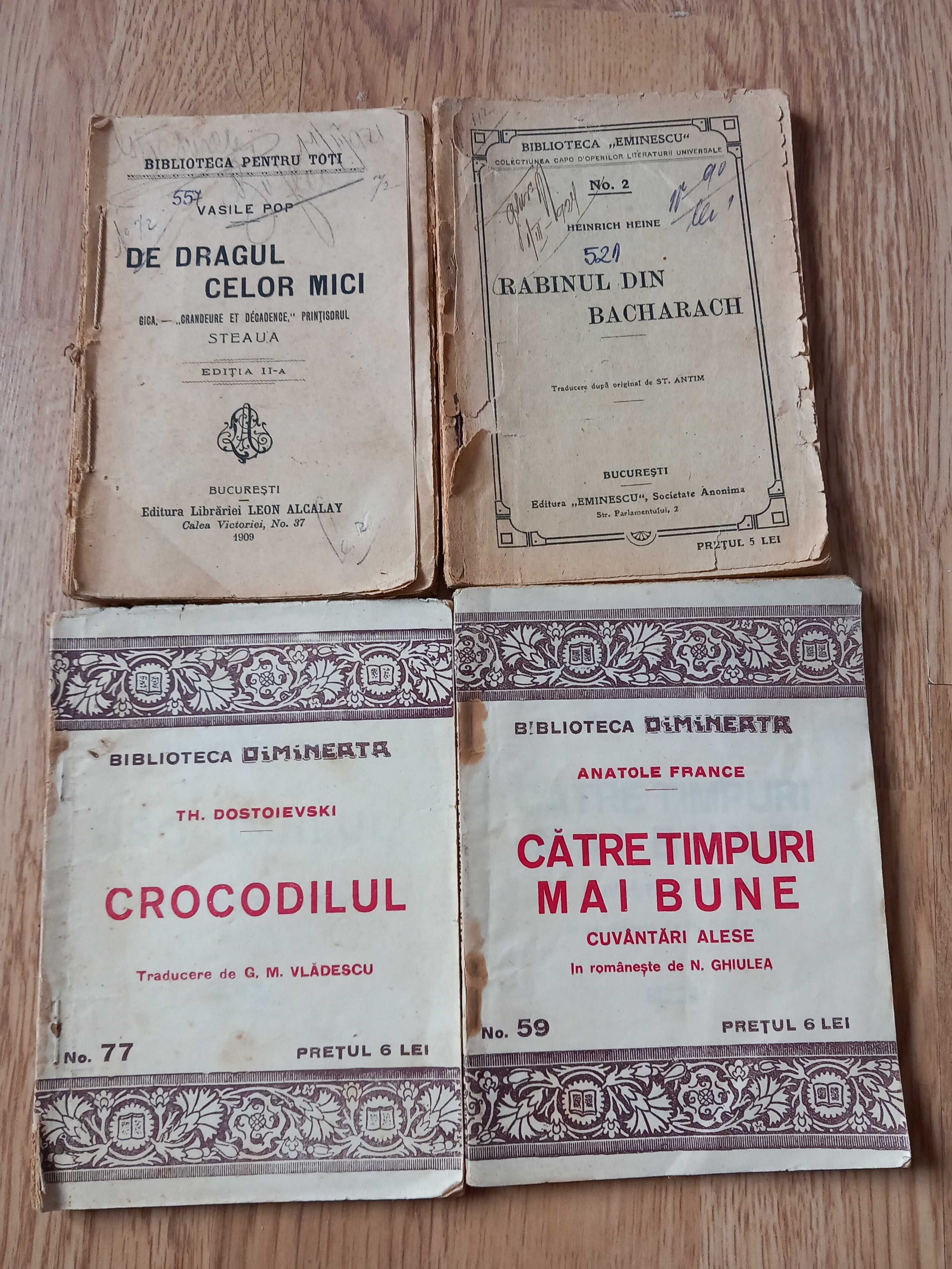 Patru cărți vechi