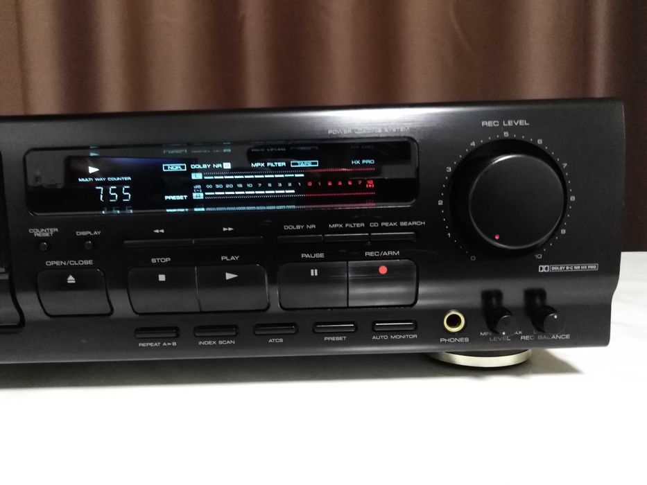 deck kenwood kx 7050 3 head