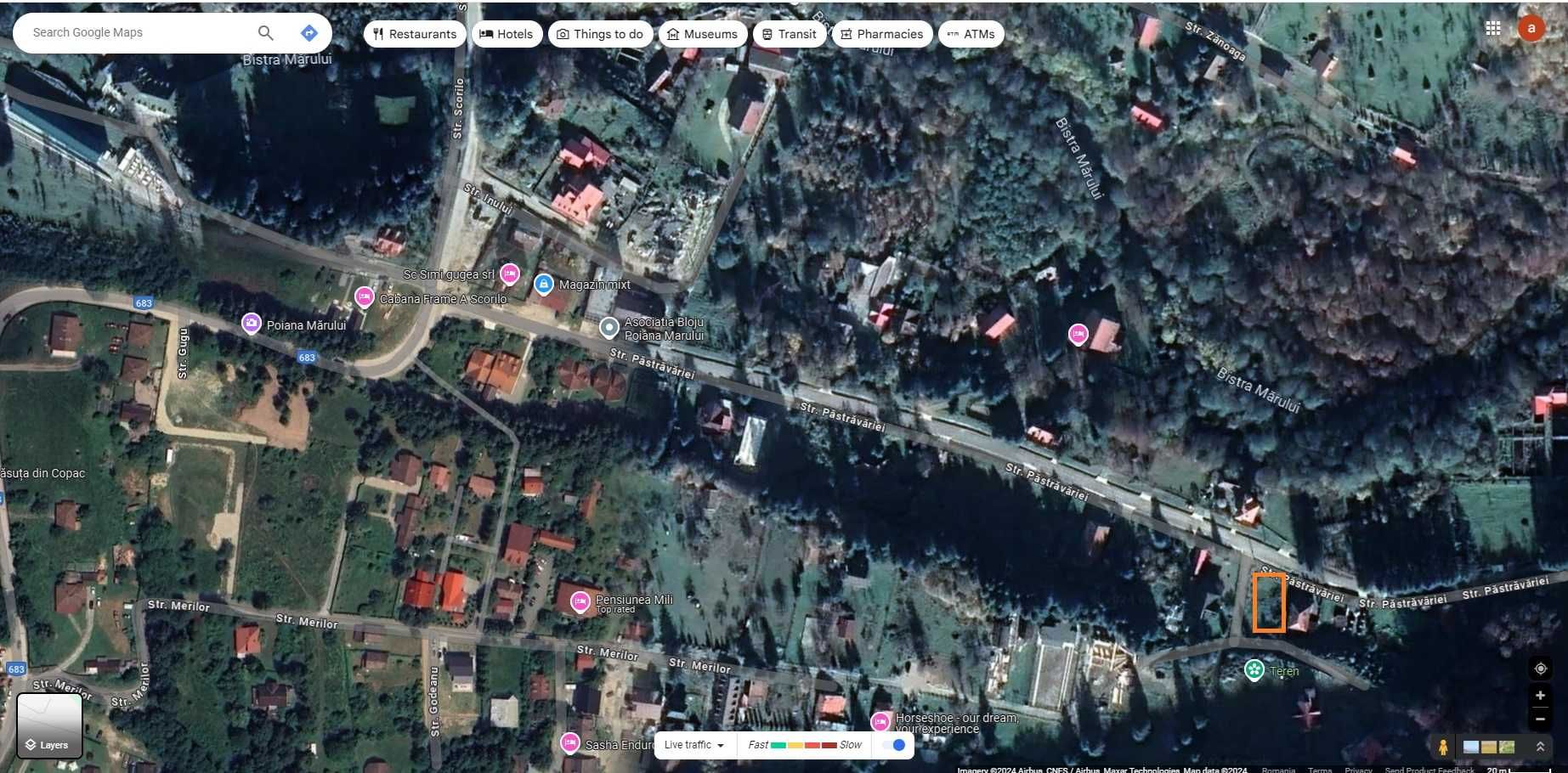 Vand 900mp teren intravilan  in Poiana Marului