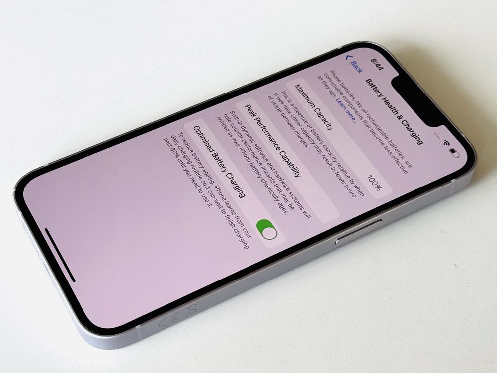 Iphone 14 128GB Purple 100% Батерия! Гаранция 6 месеца