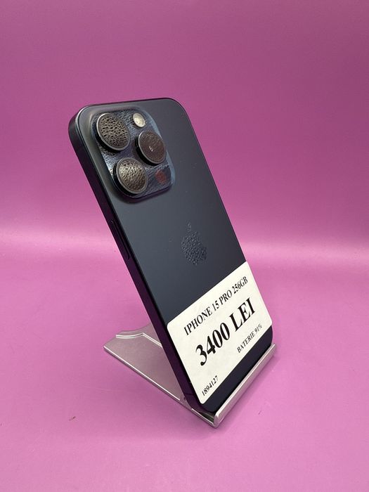 Iphone 15 Pro 256gb baterie 91 •Matei Amanet Crangasi-•18941