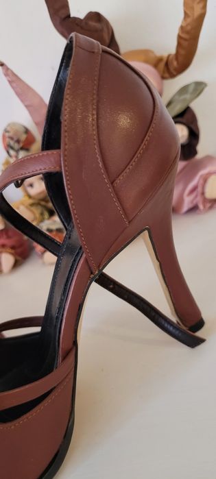 Sandale dama elegante piele