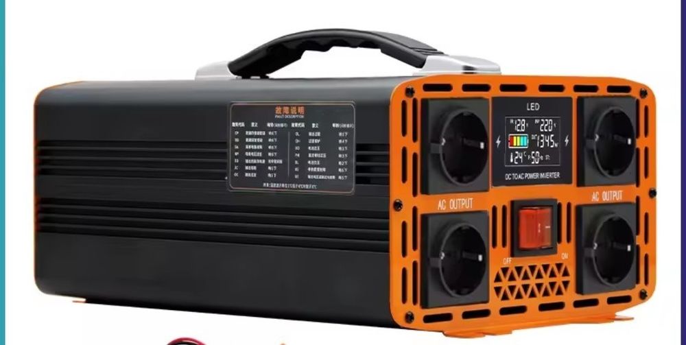 Invertor 24V/220V. -5000W