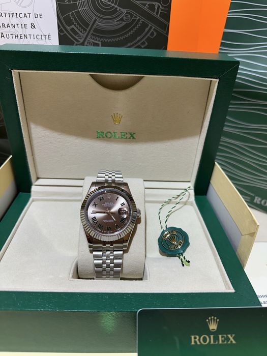 Ceas barbati rolex detejust brown dial cadou c:11
