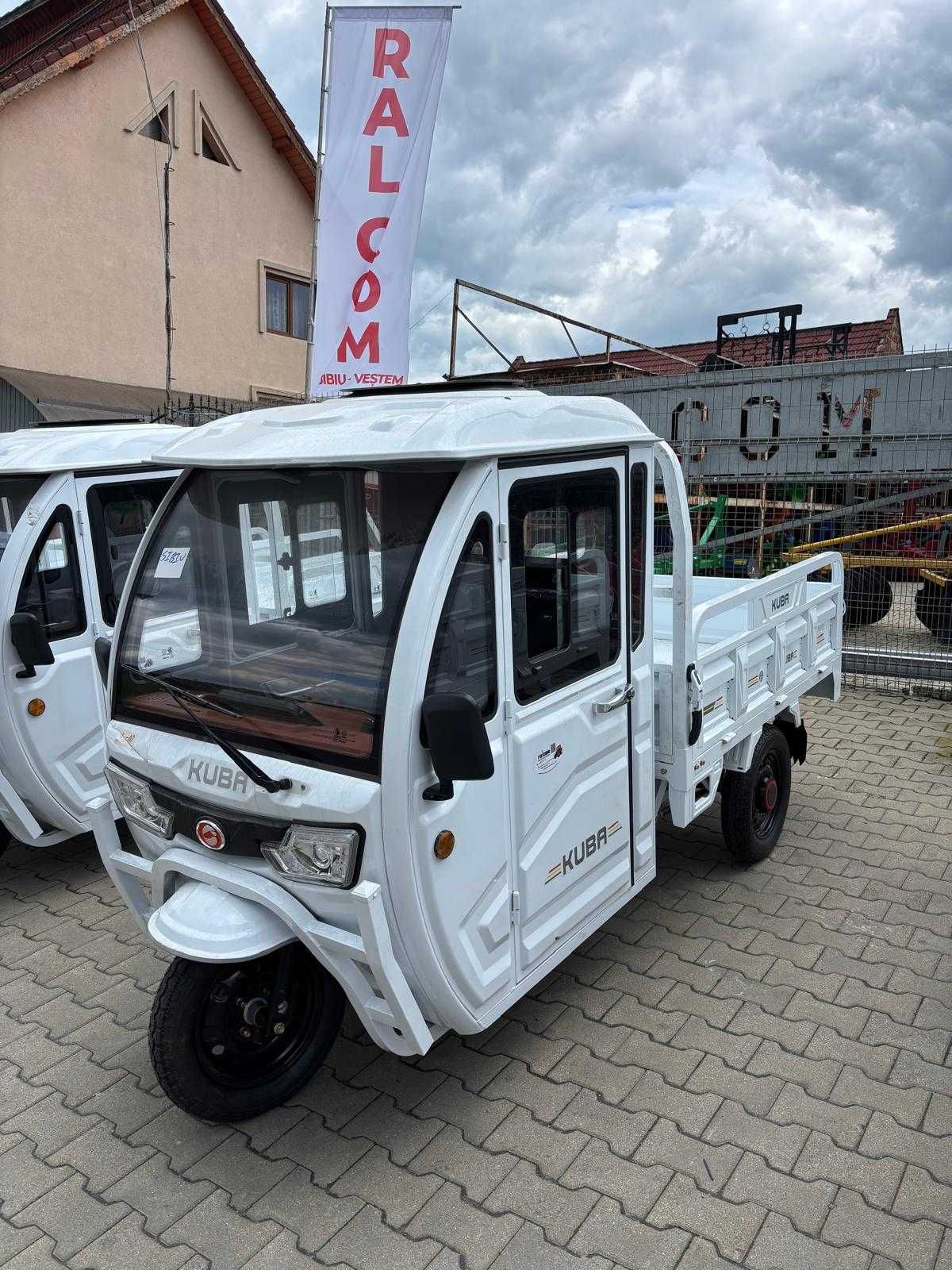 Triciclu electric cu cabina si bena Kuba E Kamyonet