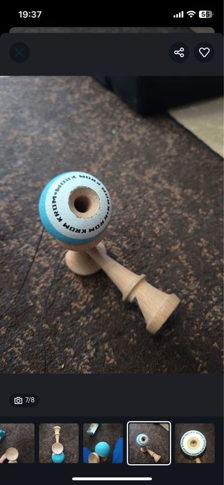 Kendama krom pop