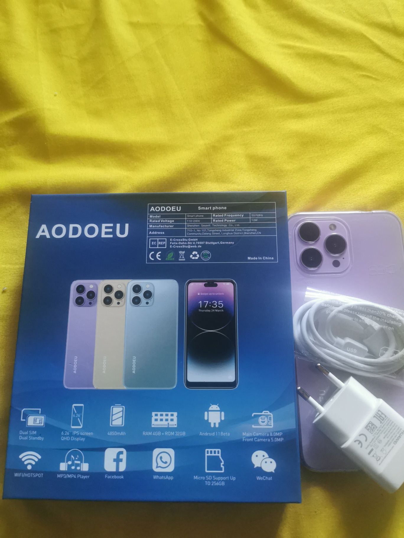 Telefon Smart AODOEU J28 4G, 4gb ram 32 rom