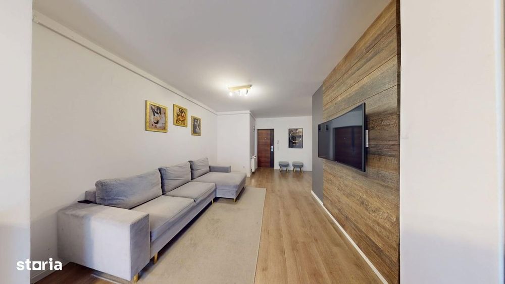 Apartament 3 camere, balcon mare, complet mobilat si utilat