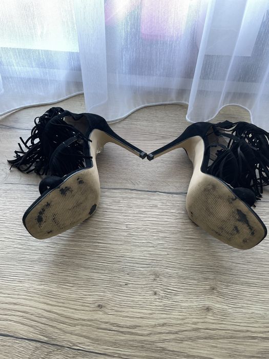 Sandale elegante din piele intoarsa, femei