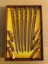 Деревянные китайские палочки Набор из 6 штук Новый