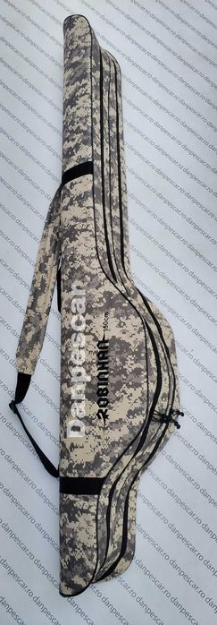 Geanta HUSA RH rigida pt 2 lansete cu 2 mulinete 2 compartimente 150cm