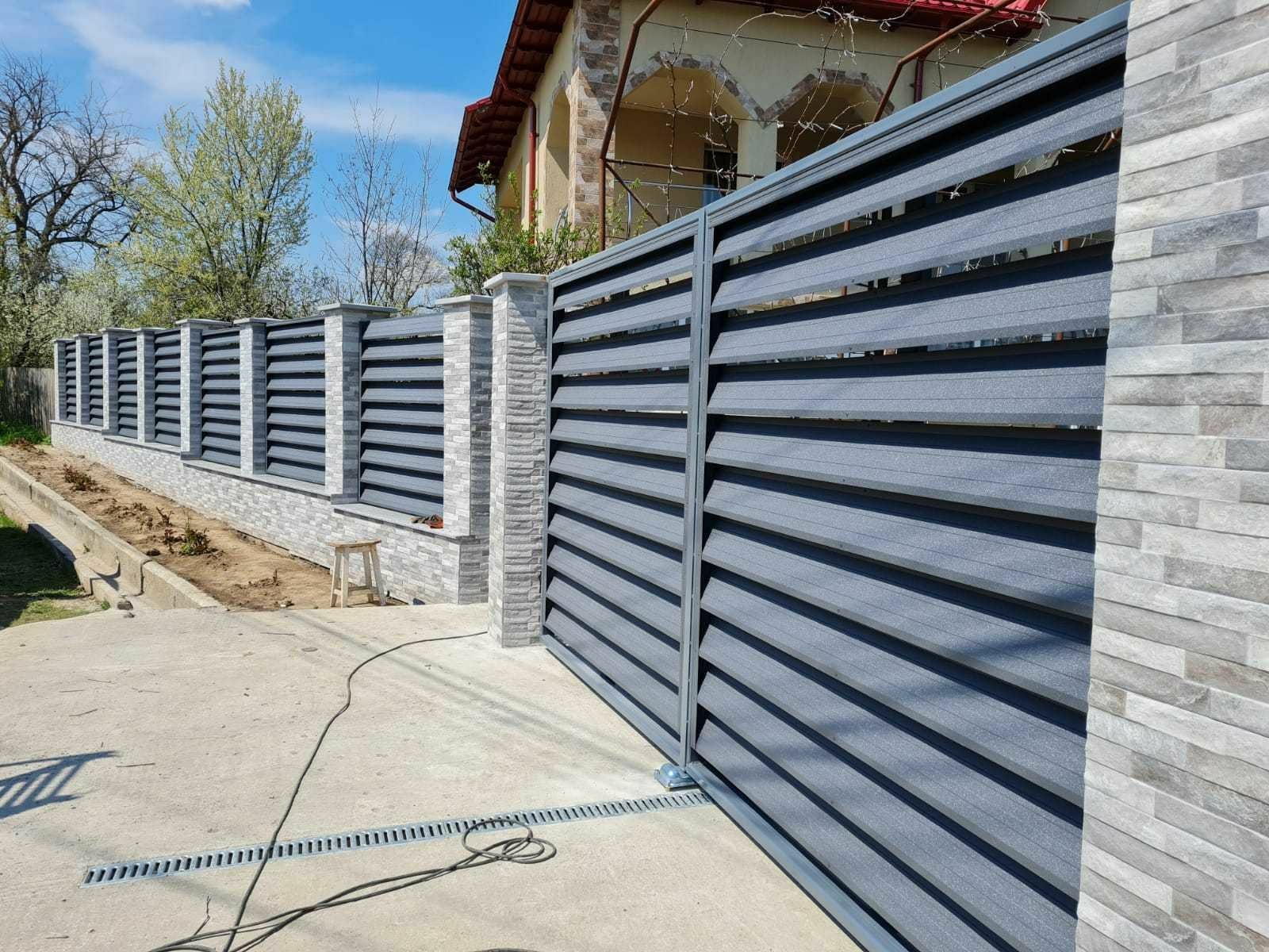 Garduri si porti din sipca metalică, zaluzele,plasa, tablă, bca,beton