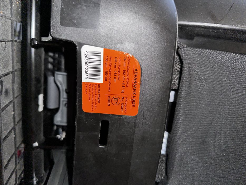 Britax Romer Advansafix i-size Blue Marble76-150 cm