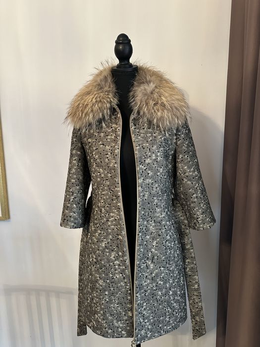 Palton din lana cu casmir