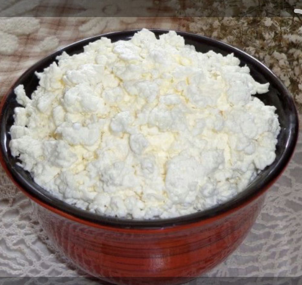 Домашний  свежий творог