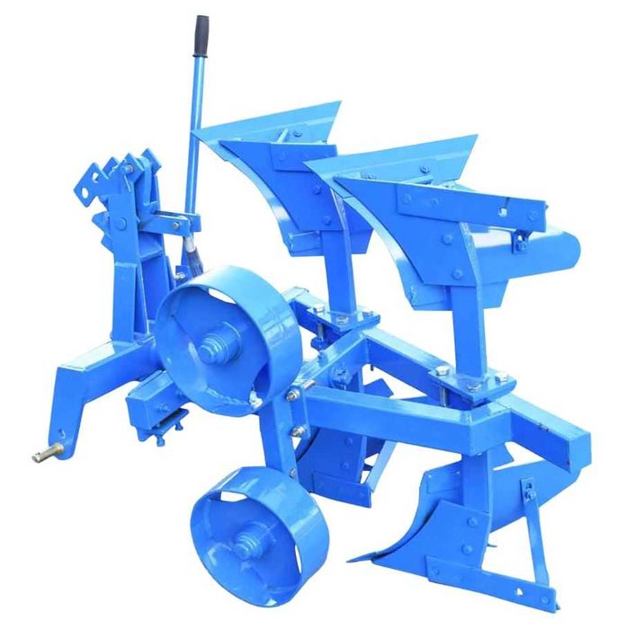 Plug agricol reversibil manual cu 2 trupite pentru arat utilaj nou