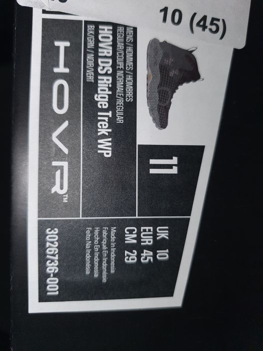 UA under armour hovr ds ridge trek