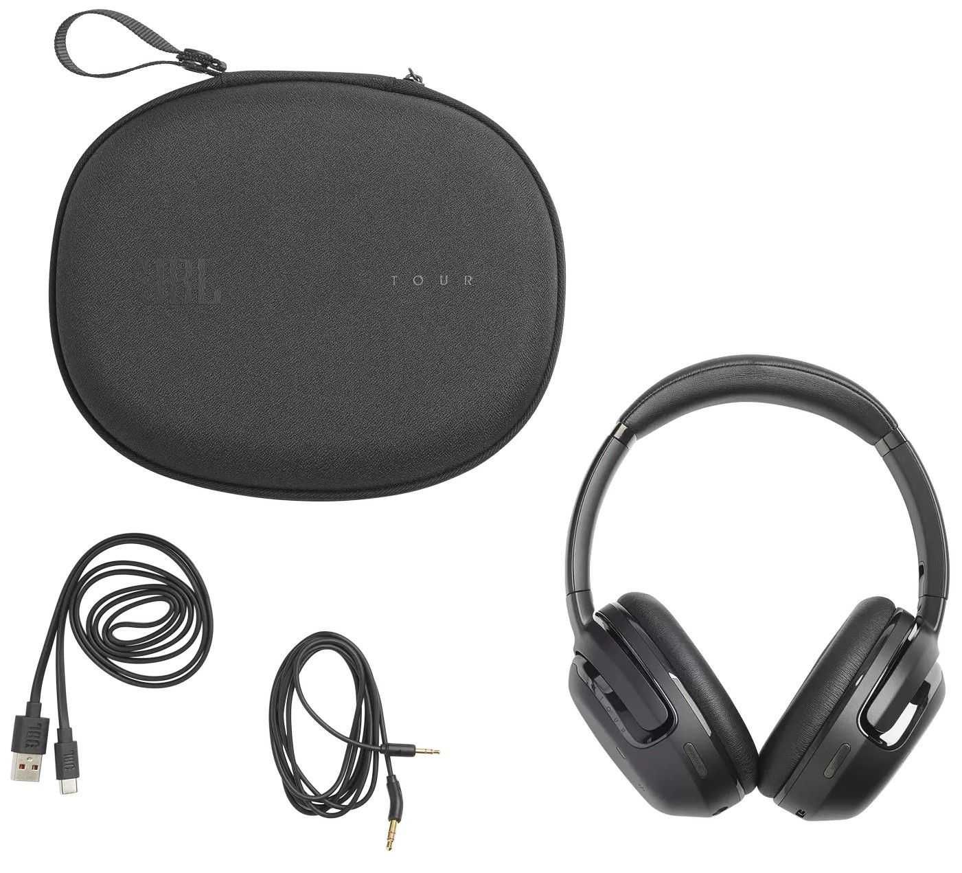 Безжични слушалки с микрофон JBL - Tour One M2, ANC, черни