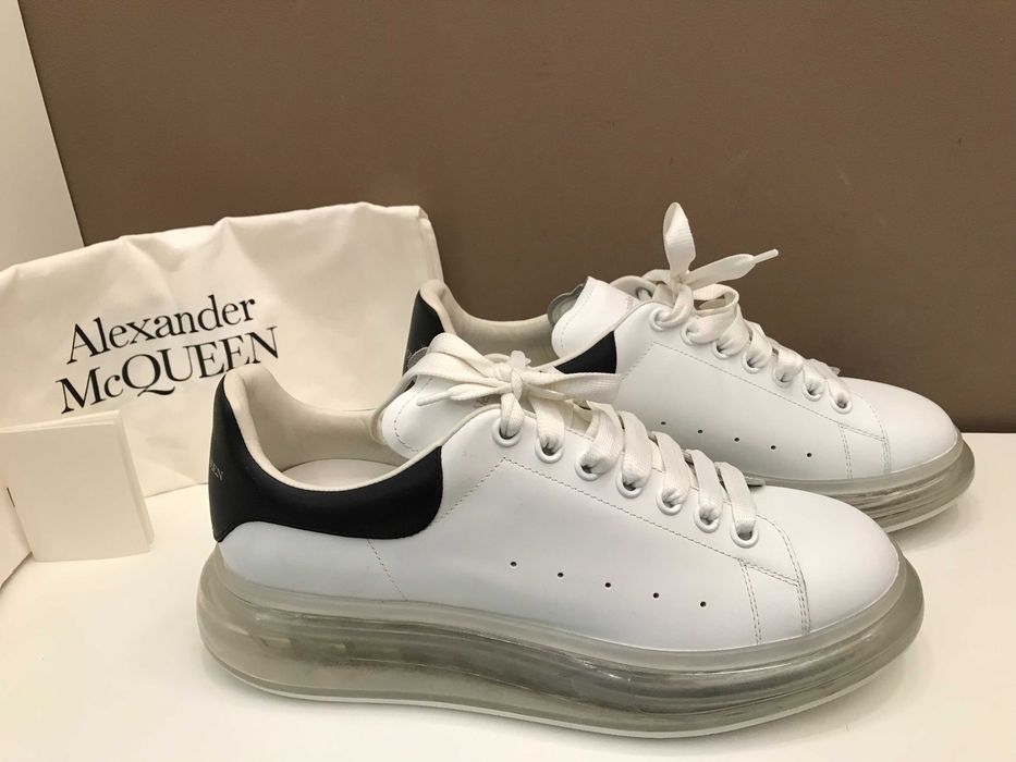 Alexander McQueen 42,5-43 new model clear sole, originali, full box