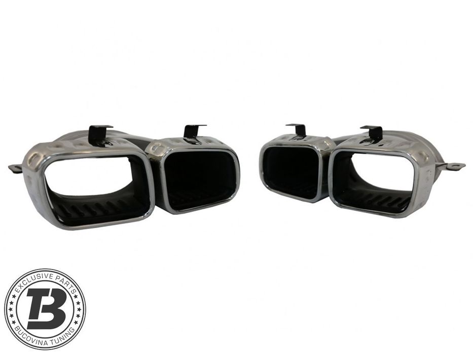 Difuzor Bara Spate cu Ornamente compatibil cu Mercedes GLE SUV W167 AMG