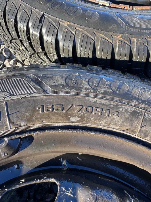 Продавам зимни гуми с джанти 14” 5х100