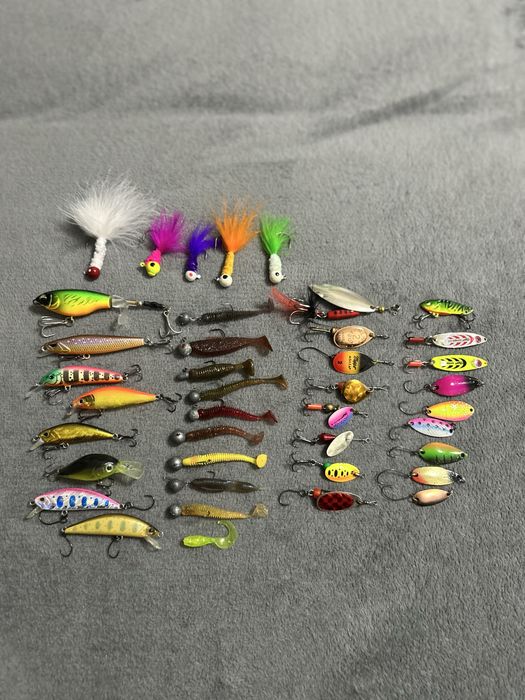 Комплект изкуствени примамки за спининг риболов