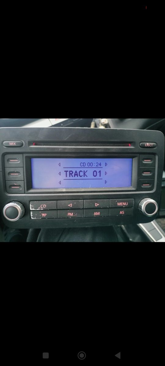 Radio (cu cod) vw RCD 300 passat golf Touran Tiguan