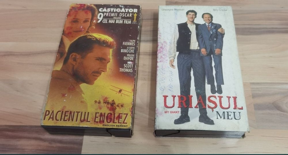 Retro VHS English patient My Giant cu autograf Ghiță Mureșan anul 1999