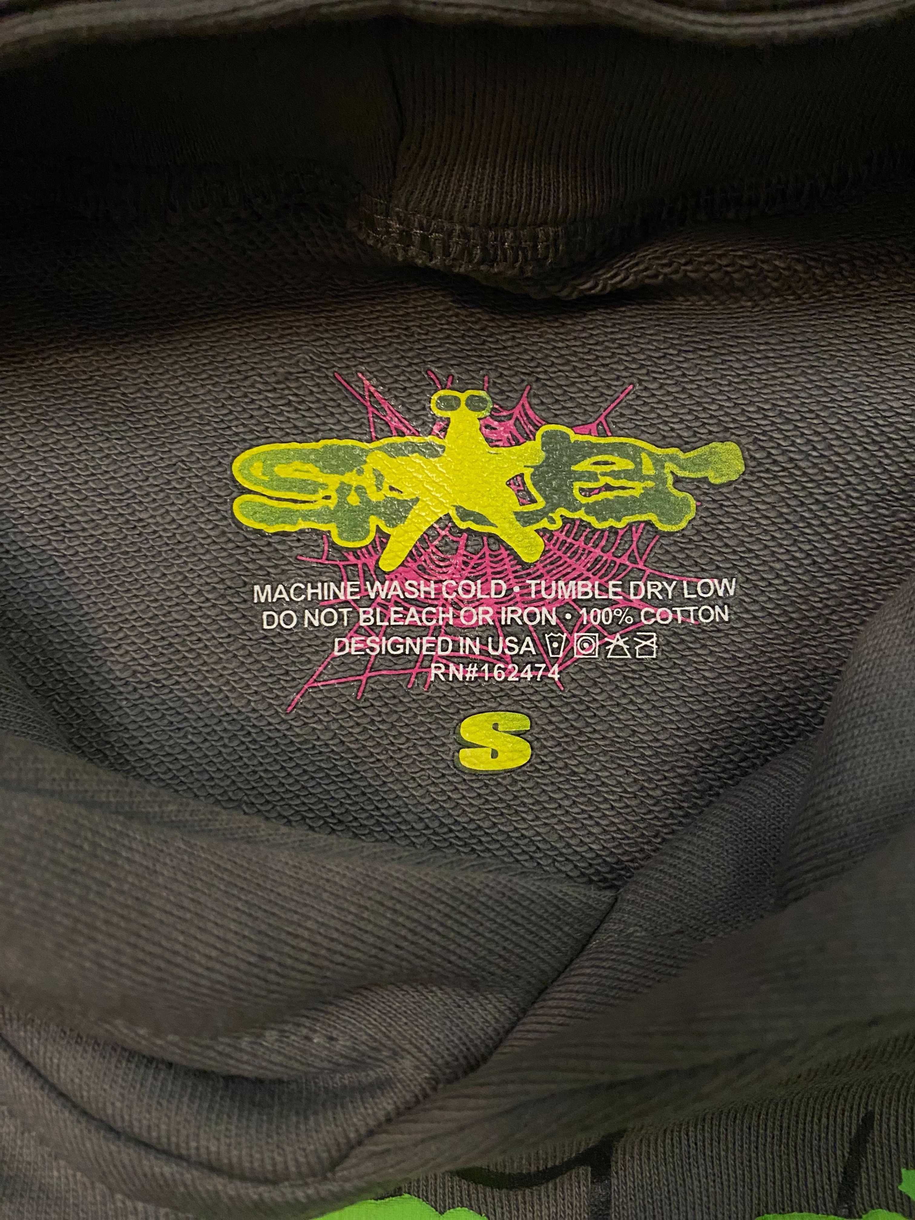 Hanorac Spider Gri/Verde