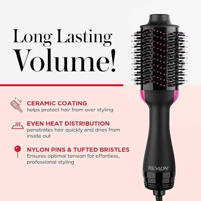 REVLON Сешоар, четка и стилизатор за обем  и блясък в една стъпка
