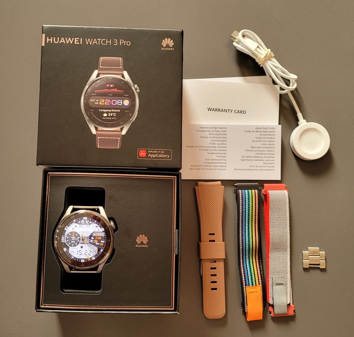 Smartwatch Huawei Watch 3 Pro eSIM LTE WiFi NFC GPS