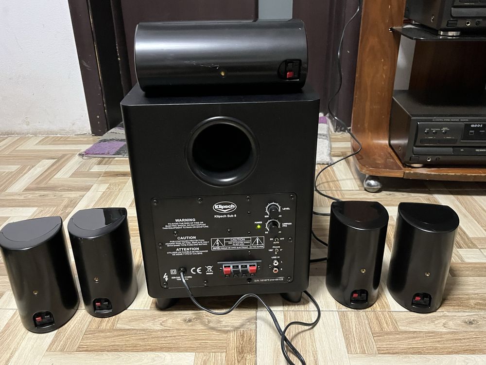 Sistem 5.1 klipsch HD Theater 500 /Sub 8