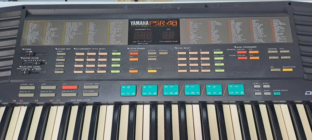 Yamaha PSR48 claviatura pian tastatura portabila orga pianina muzica