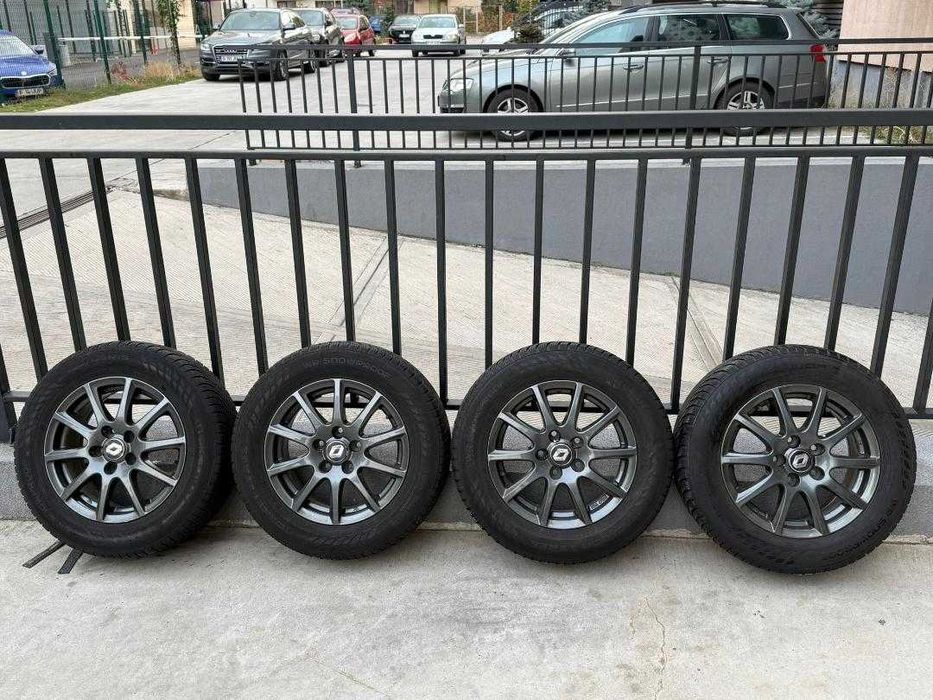 Jante aliaj+anvelope iarna Nokian pentru Renault Megane 3.4