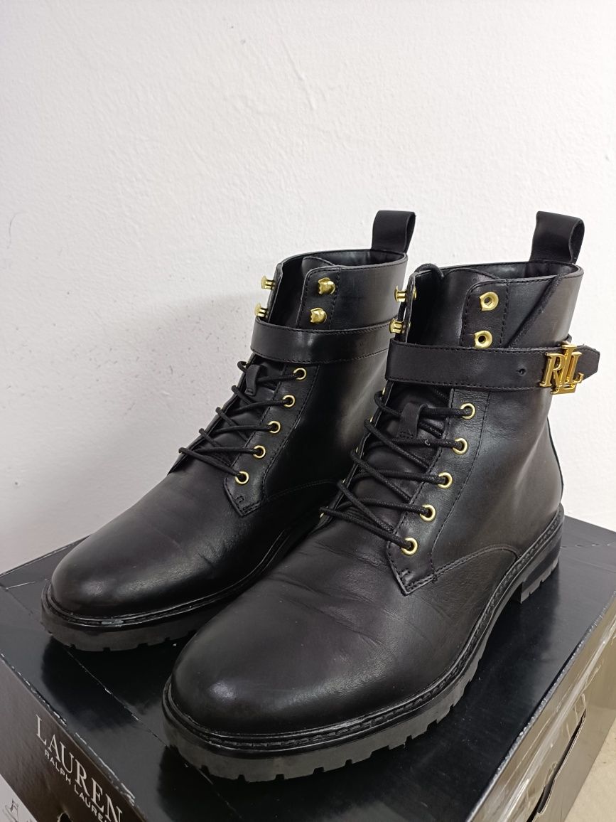 Кожени боти Lauren Ralph Lauren номер 41 код 67A