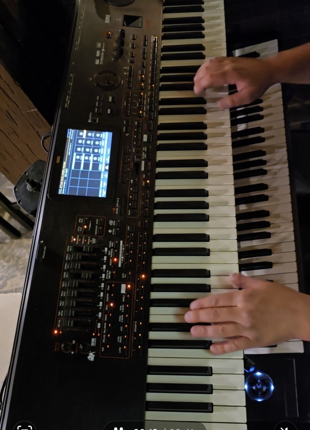Korg p4x 76 profeshanals