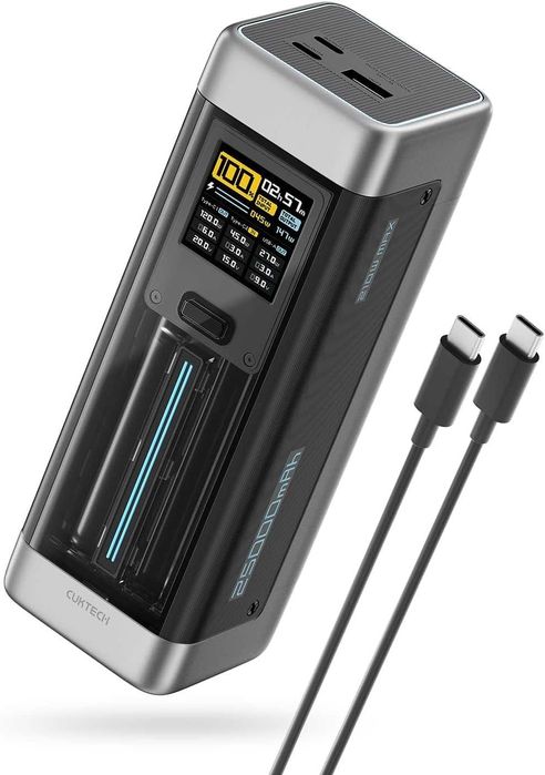 Професионална Power Bank CUKTECH 20 (140W, 25000mAh)