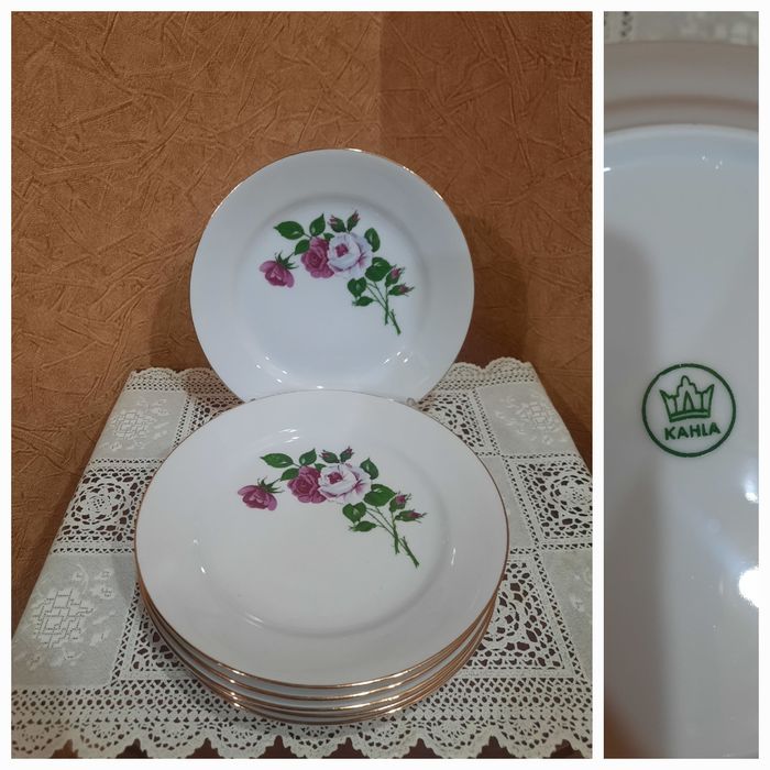 Немецкий фарфор. Германия. Тарелочки "Кahla" (d-19см).   Состояние иде