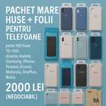 Pachet mare huse + folii pentru telefoane – 2000 lei (negociabil)